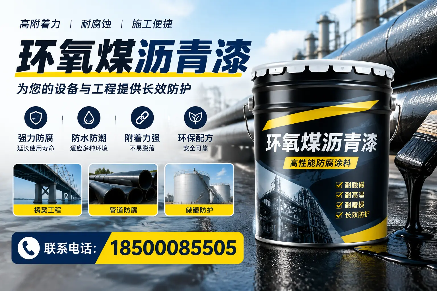环氧煤沥青漆与其他涂料的对比分析，助力惠州企业决策